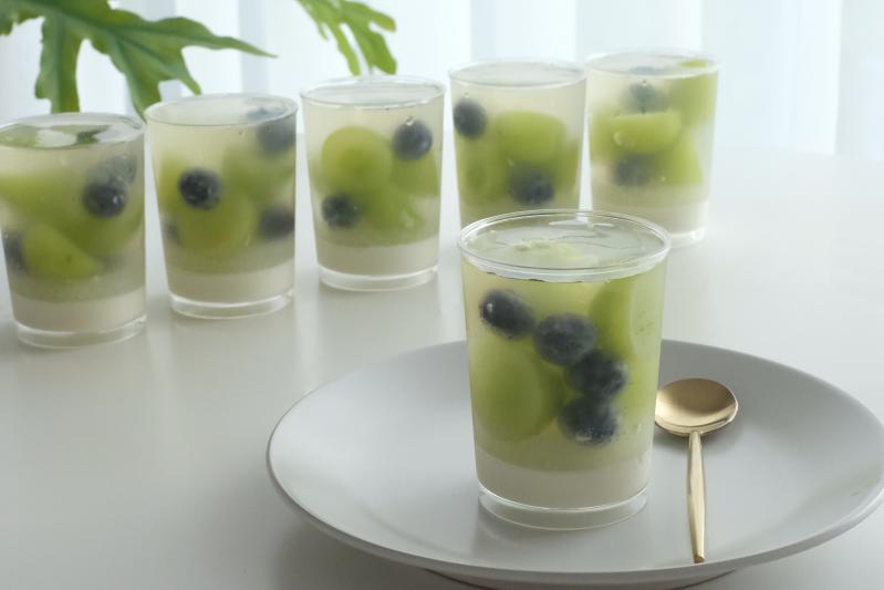 可爾必思葡萄氣泡飲果凍