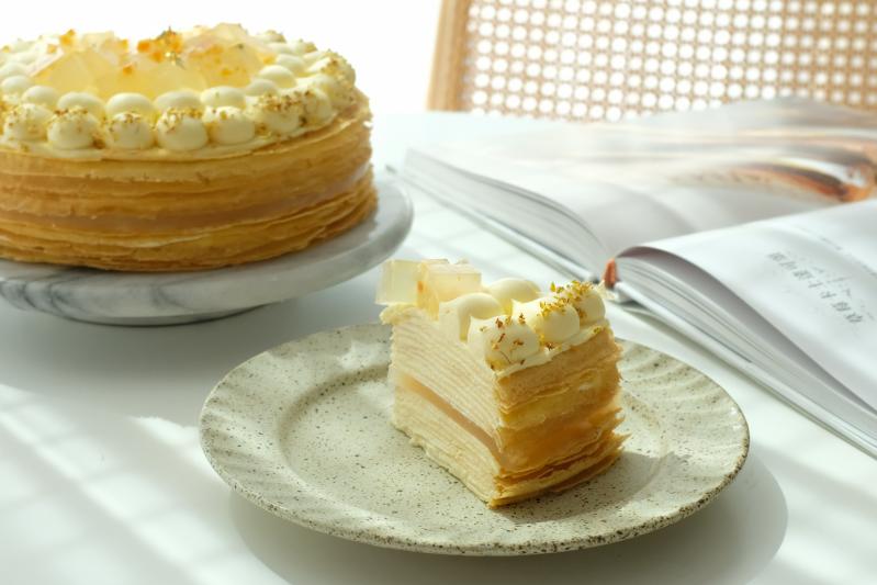 柚香生乳千層<br />8吋整模/切片