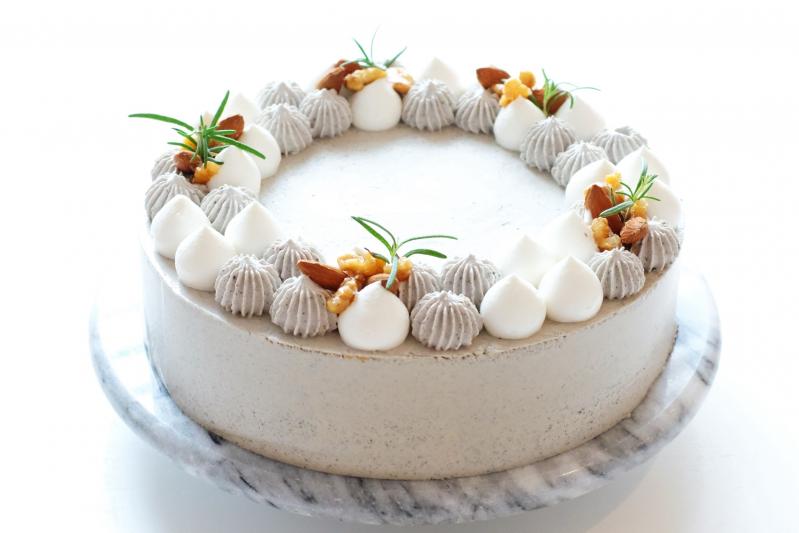 黑芝麻乳酪慕斯