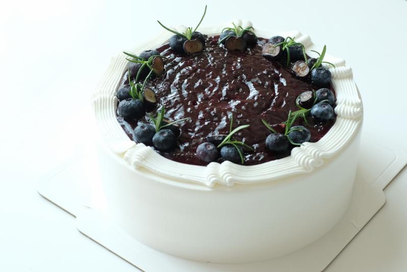 微藍日常<br />藍莓乳酪戚風蛋糕<br />8吋整模/切片